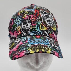 Ay Guey! Catrina Day Of The Death Adult Snapback Baseball Cap (OSFM)